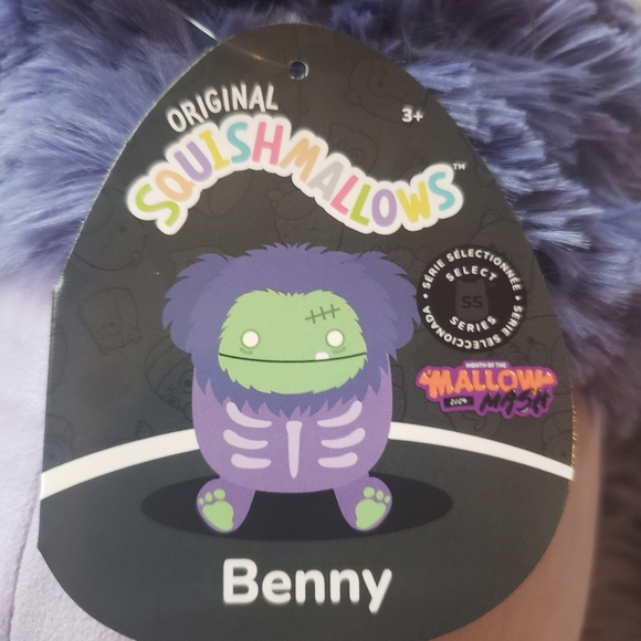 SELECT SERIES ‼️ NWT - Squishmallows Zombie Benny - 8" - Mallow Mash 2024 - Picture 8 of 11